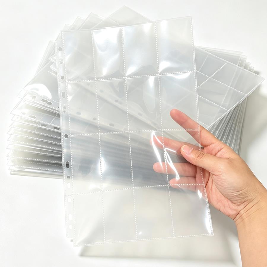 Card Penny Sleeve - 20/50pcs 트레이딩 카드 바인더 리필 페이지,