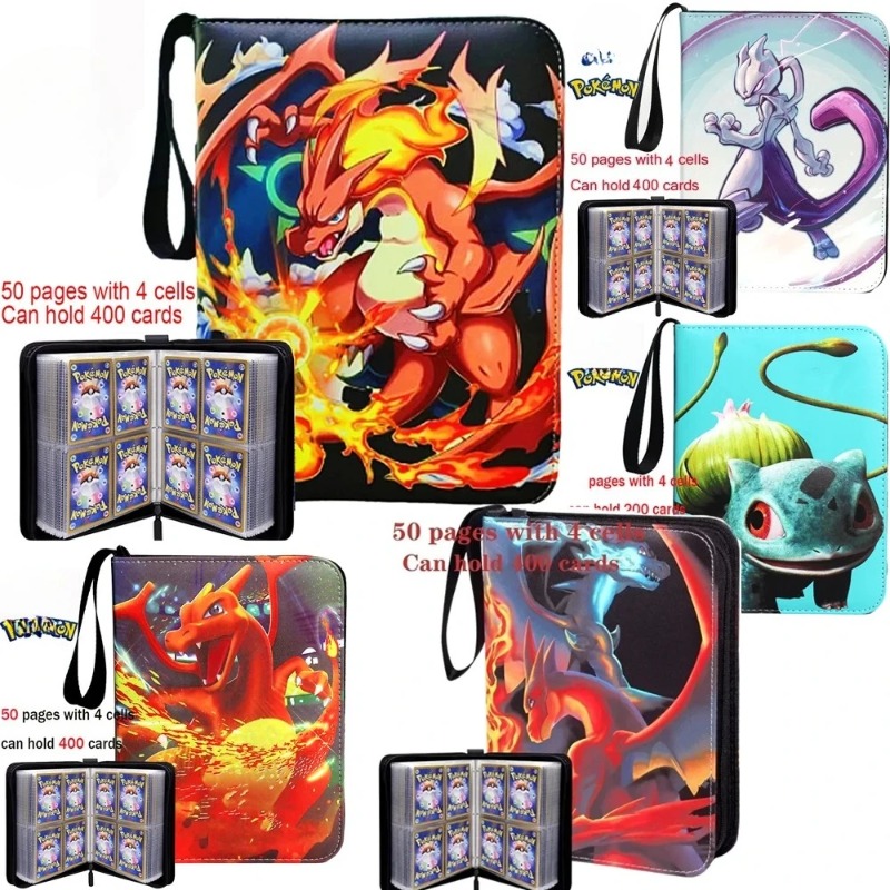 Pokemon Binder Card - 2026 포켓몬 카드 앨범 PU 지퍼