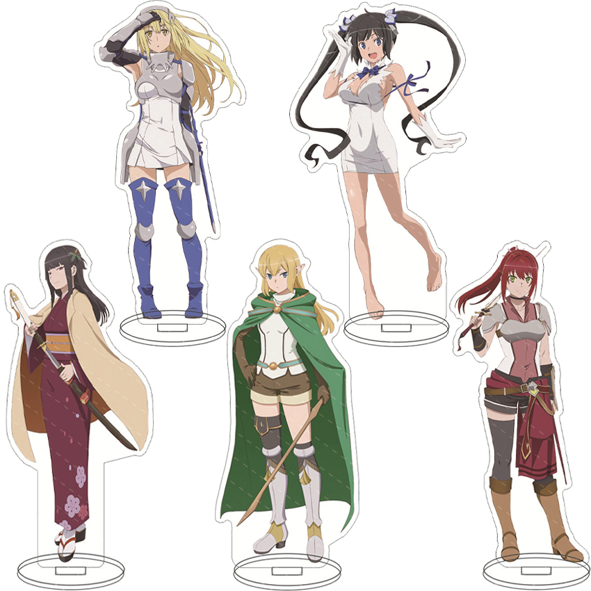Figma Stand Set - 16CM 애니메이션 피규어 던전에서 여자를 데려오려고
