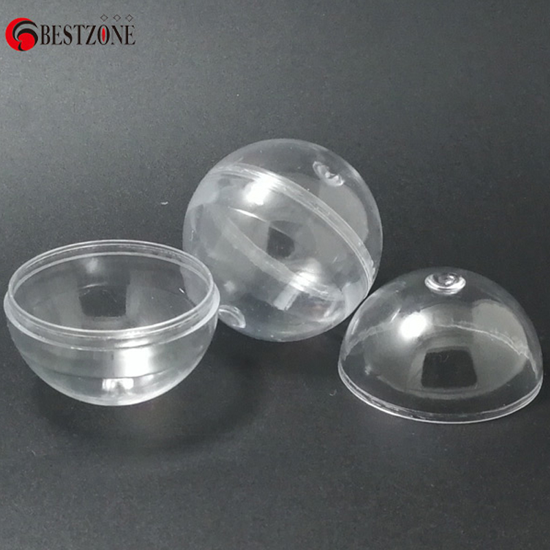 Capsule Toy Gashapon - 100개/묶음 직경 40MM 투명 플라스틱 PS