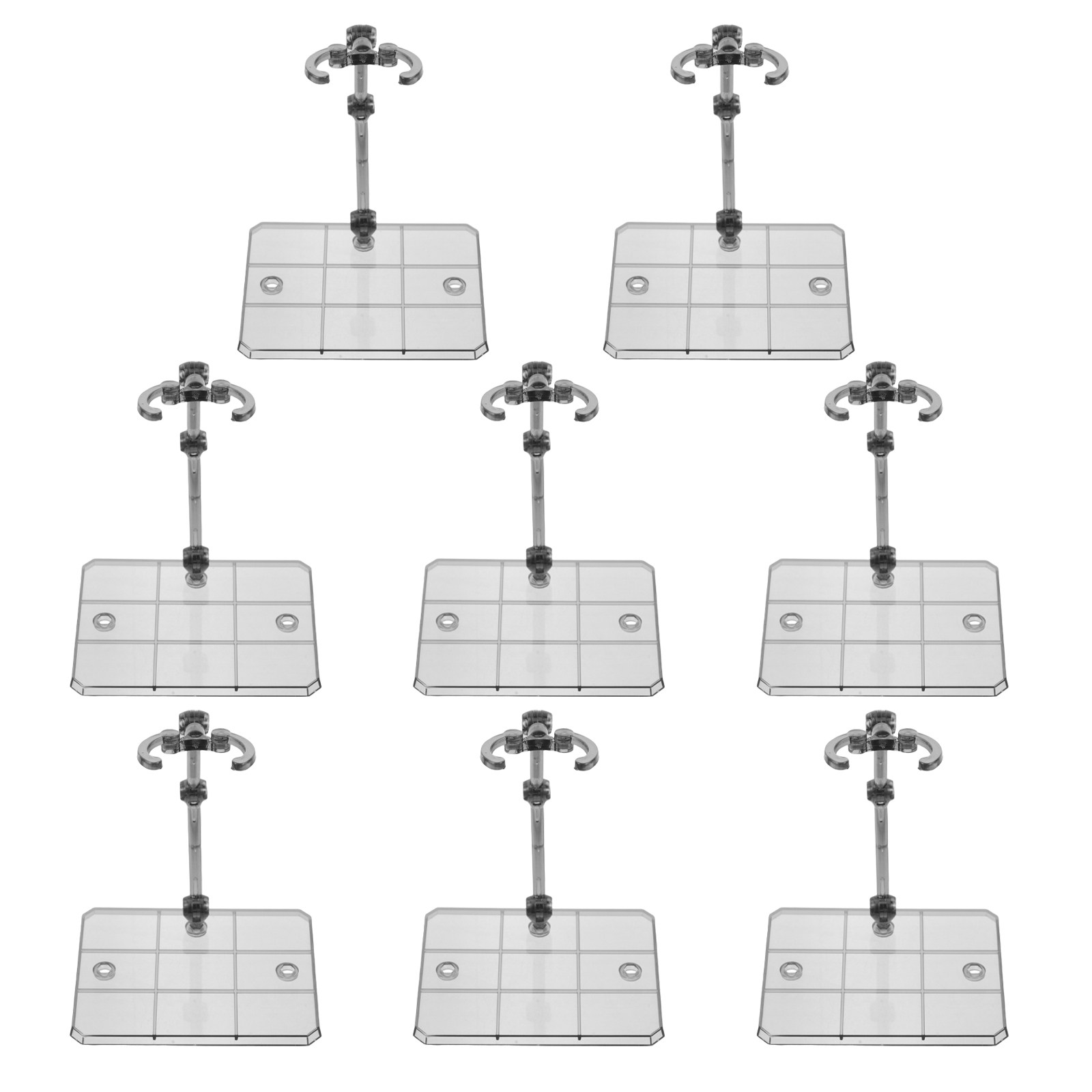 Action Figure Stand - 8개입 핸드헬드 피규어 지지대 안정적인 디스플레이