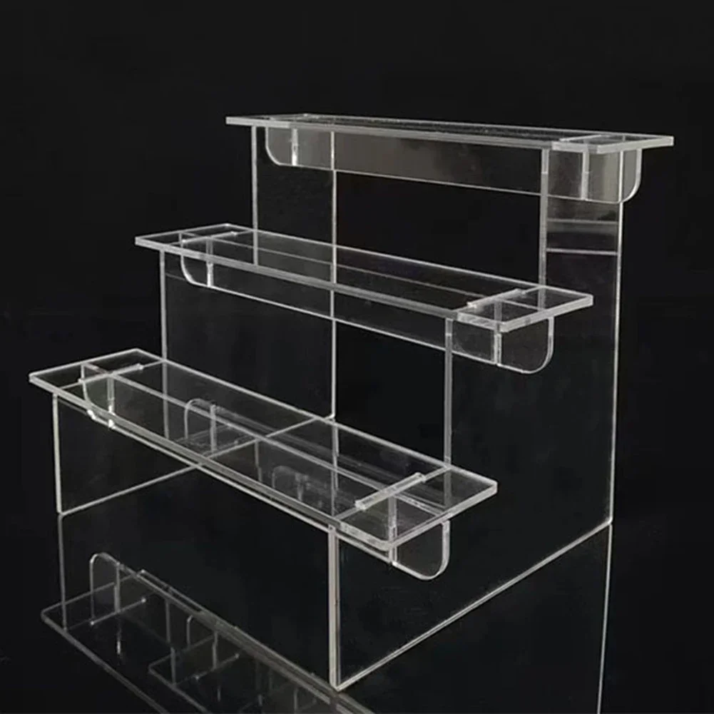 Pop Display Shelf - 투명 사다리 아크릴 디스플레이 스탠드, 컵케이크