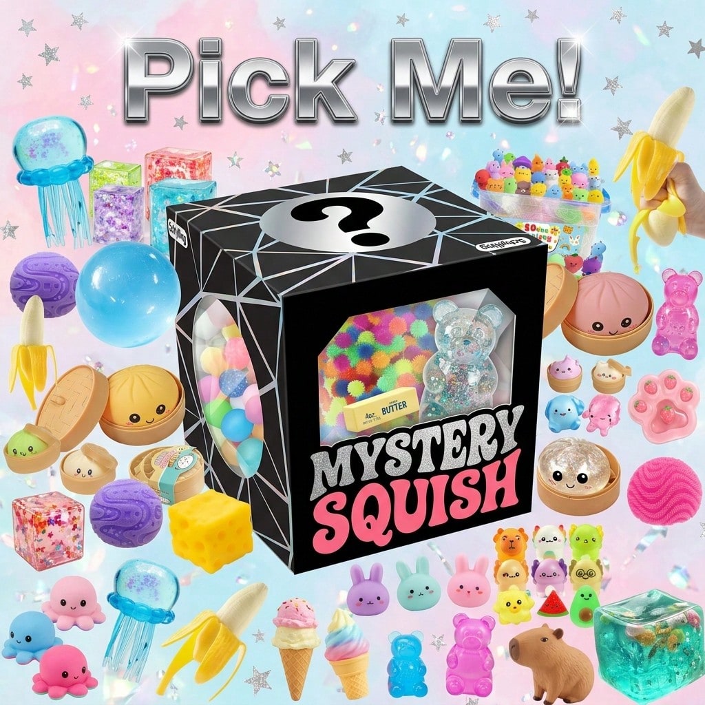 부드럽고 귀여운 스퀴시 블라인드 박스 – 3개의 독립적 - Mystery Box Blind Bag 리뷰 및 가격