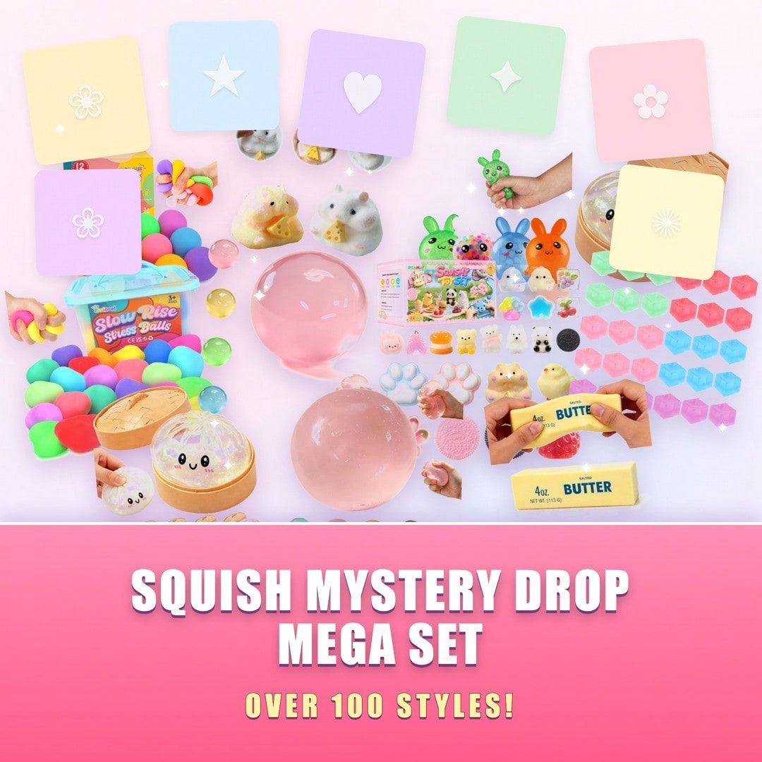 부드럽고 귀여운 스퀴시 블라인드 박스 – 3개의 독립적 - Mystery Box Blind Bag 리뷰 및 가격