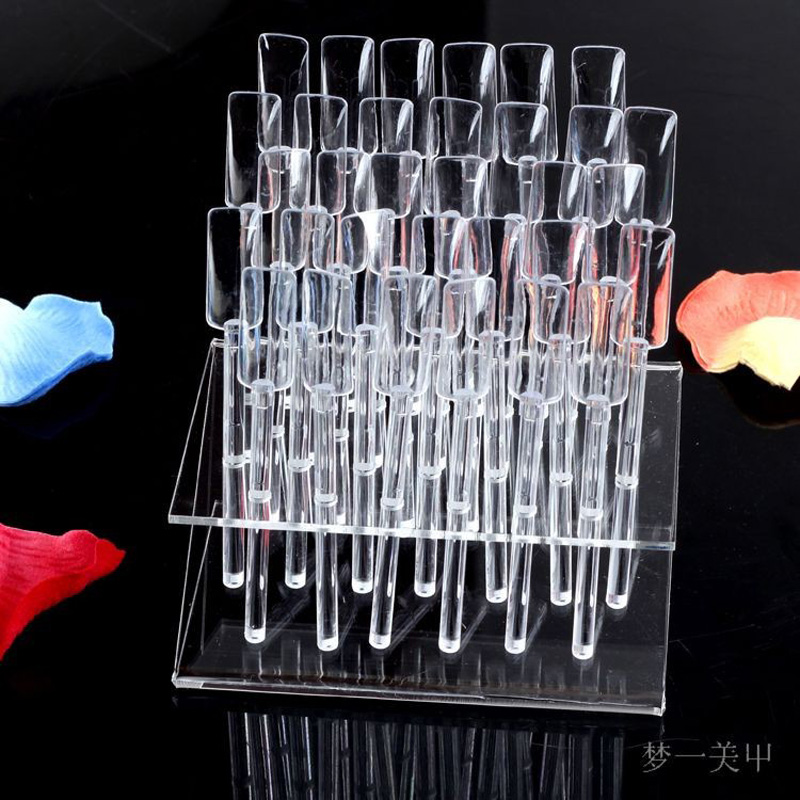 32 팁 팝 스틱 아크릴 네일 아트 클리어 팁 디스플레 - Pop Display Shelf 리뷰 및 가격