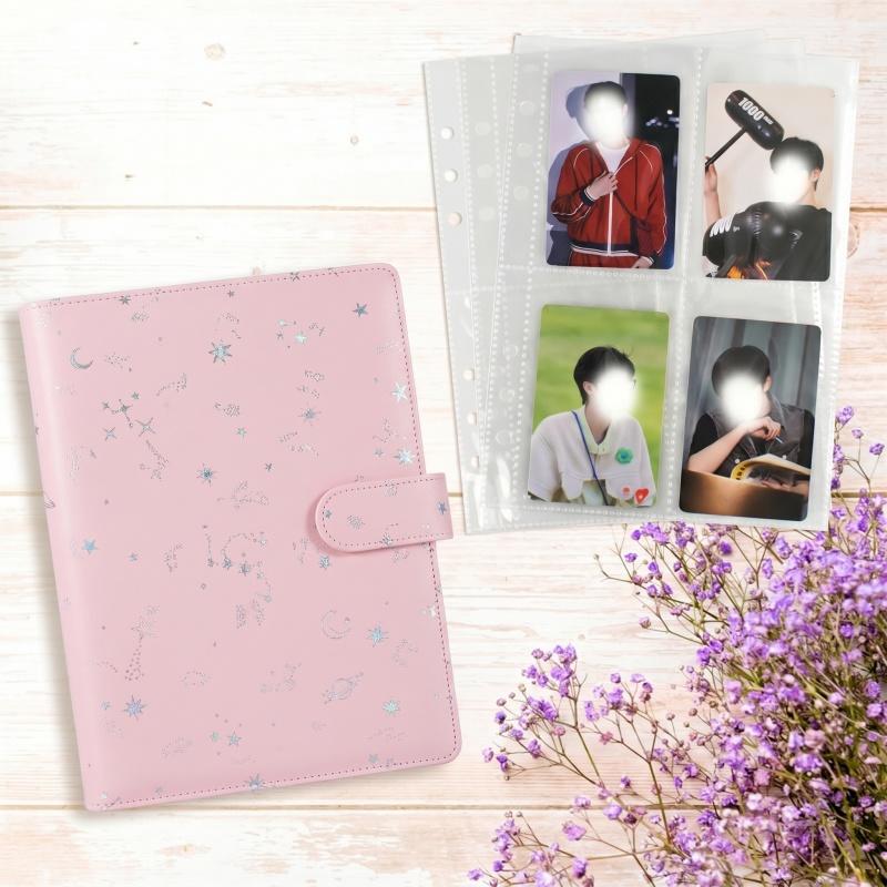 A5 6링 루즈리프 포토카드 바인더 세트 PU 가죽 자 - Trading Card Binder 리뷰 및 가격