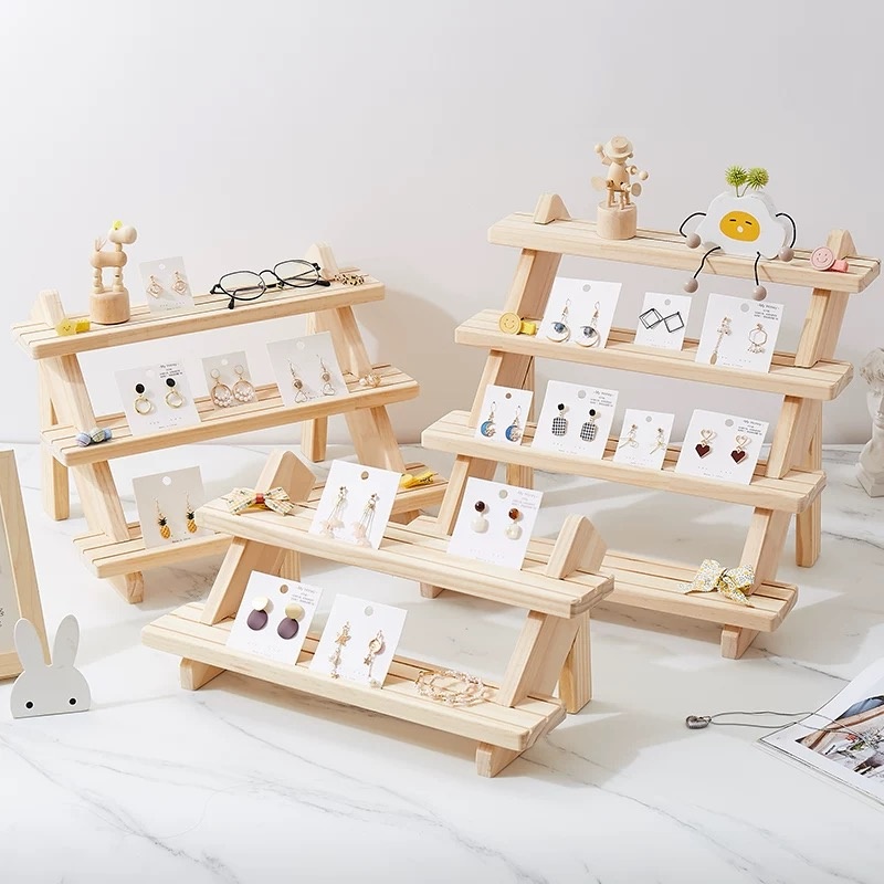 귀 스터드 홀더 라이저 다층 디스플레이 랙 로그 링 귀 - Display Risers Set 리뷰 및 가격